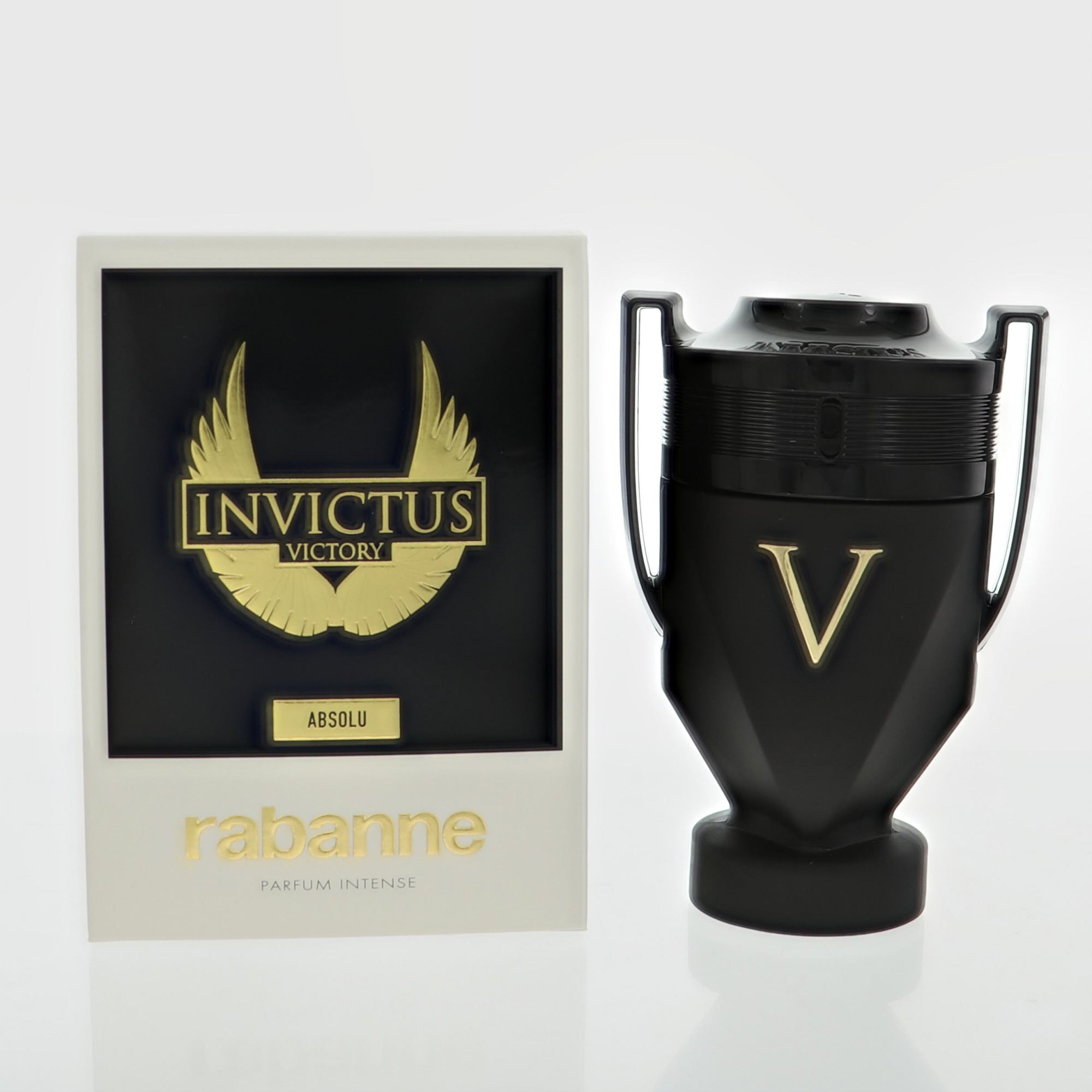 Invictus Victory Absolu By Paco Rabanne Cologne 3.4 Oz Parfum Intense Spray For Men - Box