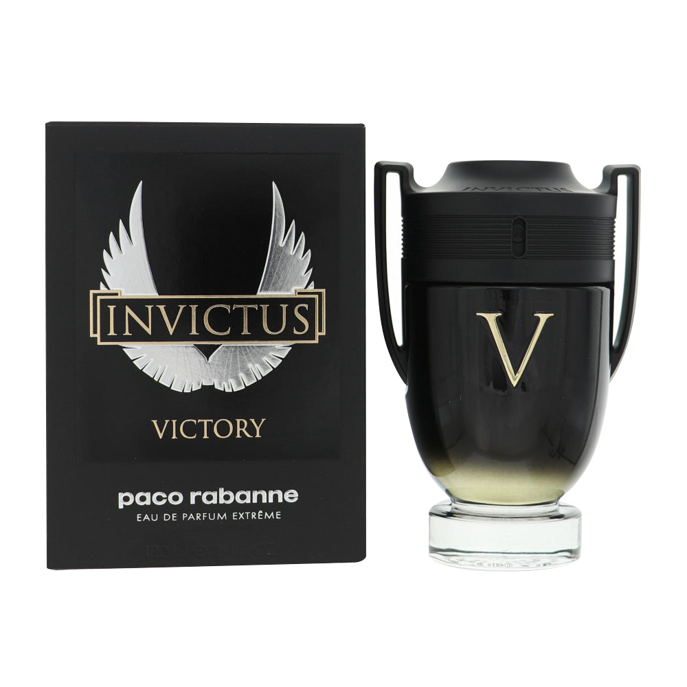 Paco Rabanne Invictus Victory By Paco Rabanne Cologne 3.4 Oz Eau De Parfum Extreme Spray For Men - Box