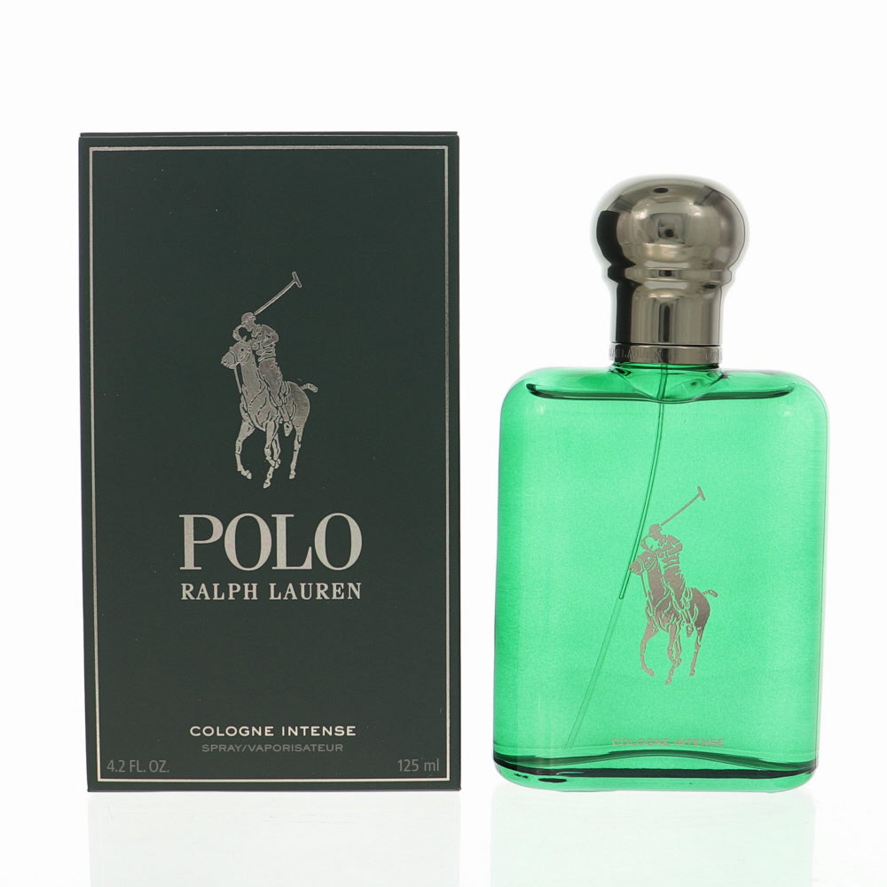 Polo Green By Ralph Lauren Cologne 4.2 Oz Eau De Cologne Intense Spray For Men - Box