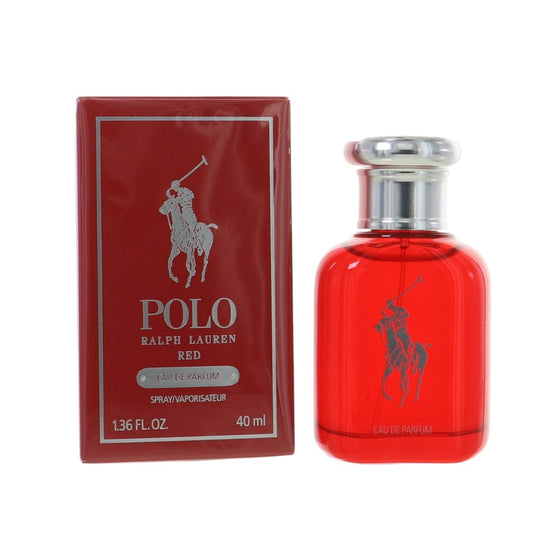 Polo Red by Ralph Lauren 1.36 Oz Eau De Parfum Spray In Box for Men