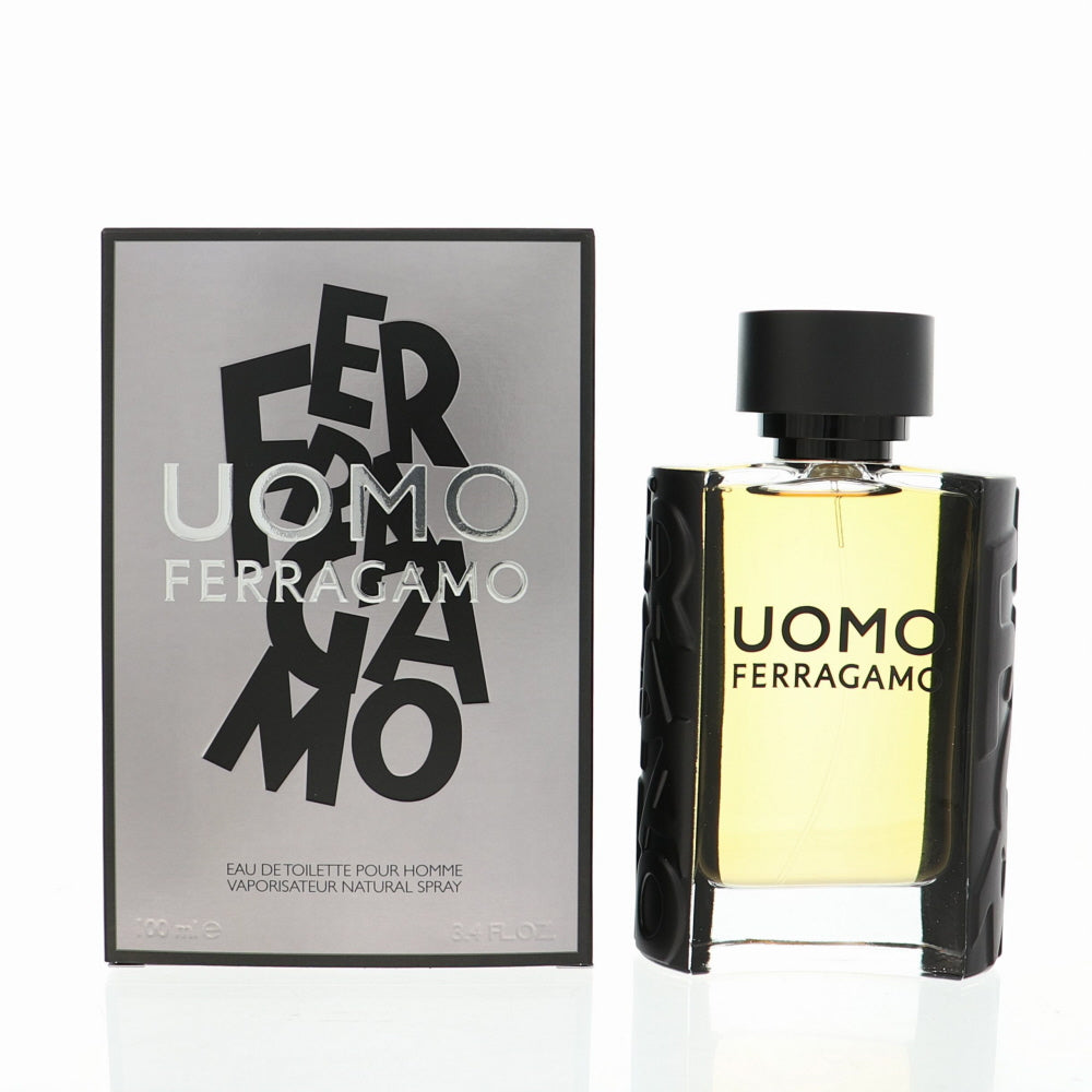 Uomo By Salvatore Ferragamo for Men - 3.4 OZ EAU DE TOILETTE SPRAY