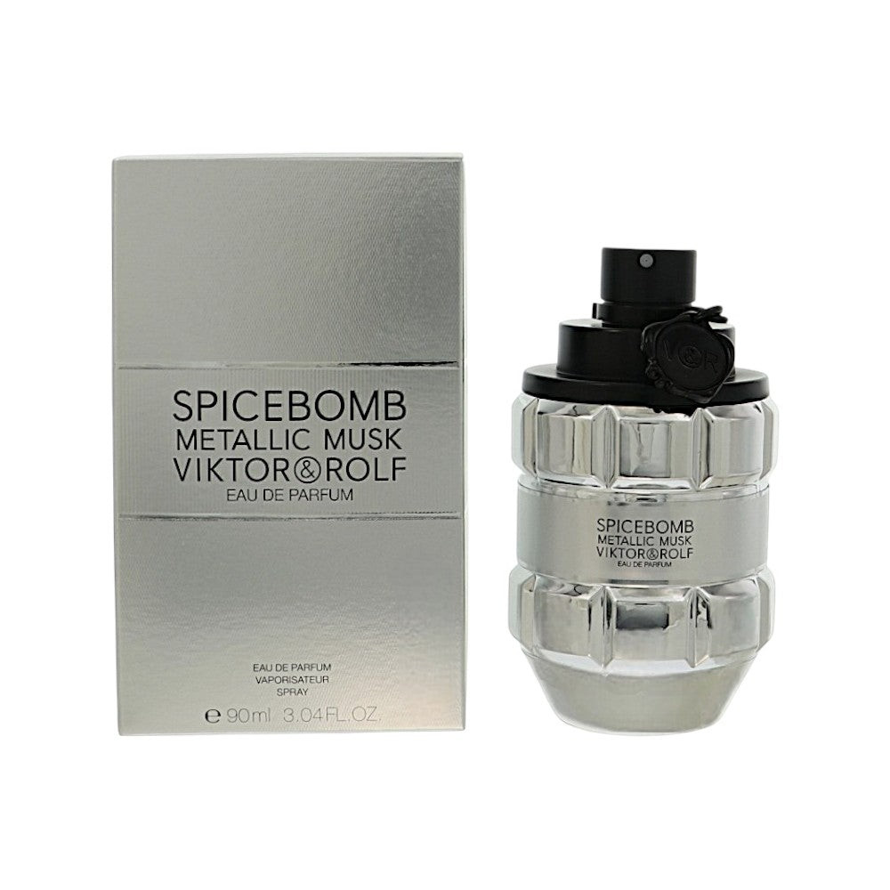 Spicebomb Metallic Musk by Viktor & Rolf 3.04 Oz Eau De Parfum for Men