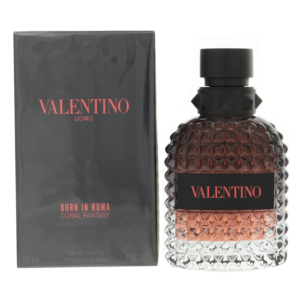 Born In Roma Coral Fantasy by Valentino 1.7 Oz Eau De Toilette Spray In Box for Men