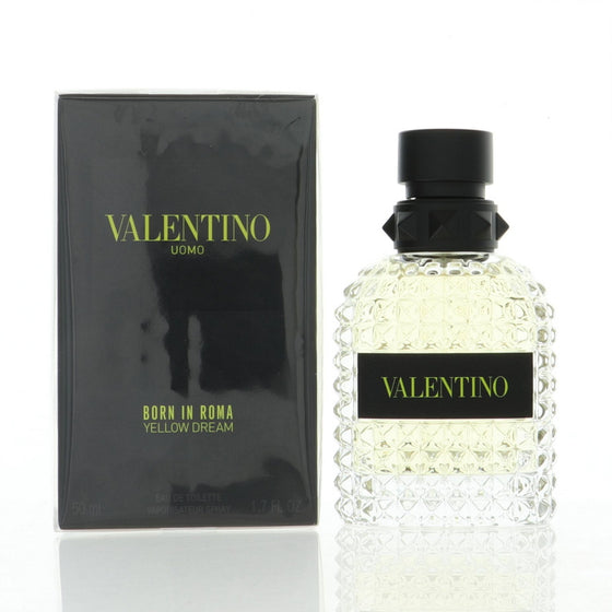 Born In Roma Yellow Dream By Valentino 1.7 Oz Eau De Toilette Spray For Men In Box