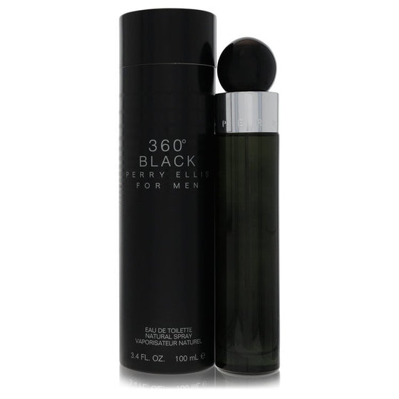 Perry Ellis 360 Black by Perry Ellis 3.4 Oz Eau De Toilette for Men