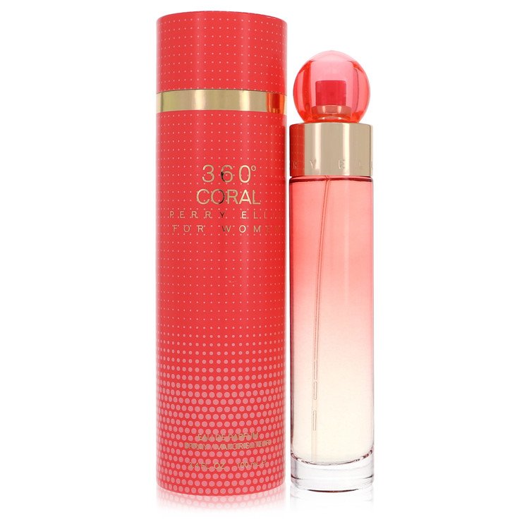 Perry Ellis 360 Coral by Perry Ellis 3.4 Oz Eau De Parfum for Women