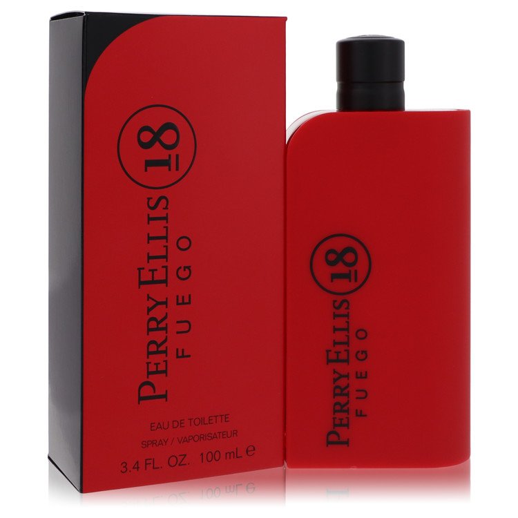 18 Fuego by Perry Ellis 3.4 Oz Eau De Toilette Spray for Men