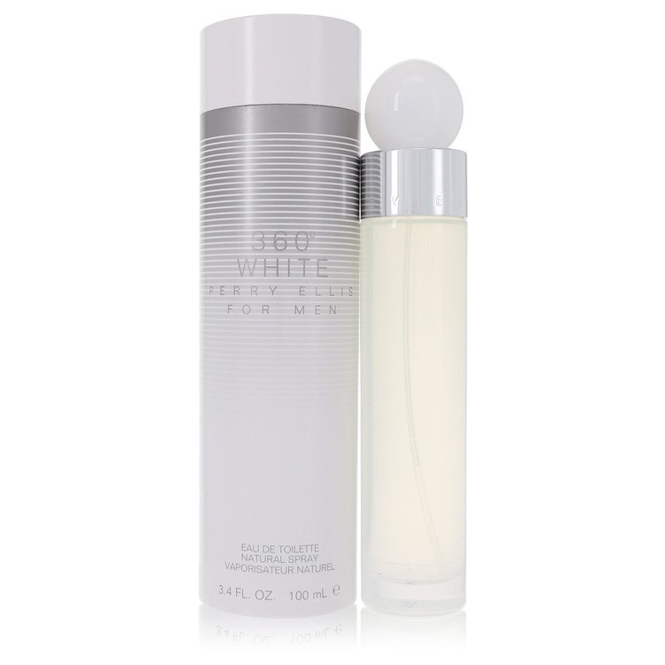 Perry Ellis 360 White by Perry Ellis 3.4 Oz Eau De Toilette Spray for Men