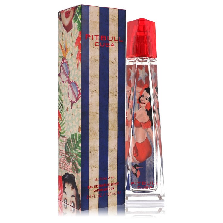 Pitbull Cuba by Pitbull 3.4 Oz Eau De Parfum Spray for Women