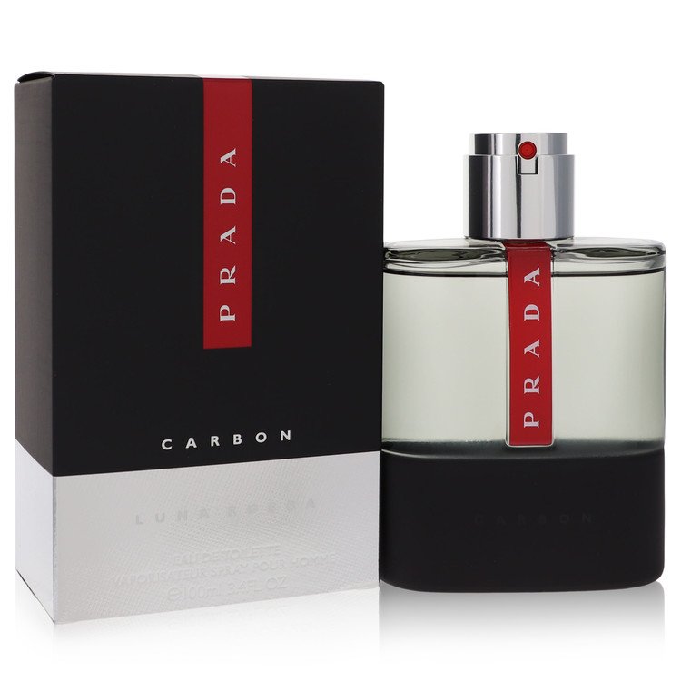 Prada Luna Rossa Carbon 3.4 Oz Eau De Toilette Spray for Men