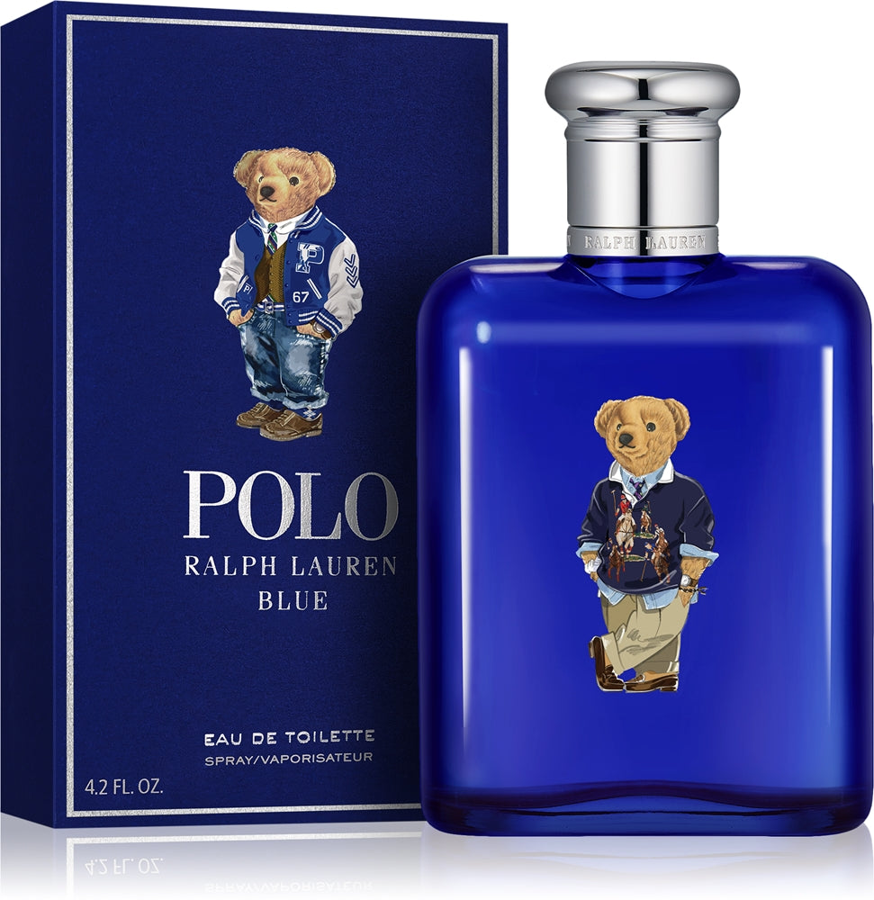 Rl Polo Blue Bear Edition EDT 4.2 EDT Spray 4.2 Oz Cologne by Ralph Lauren for Men