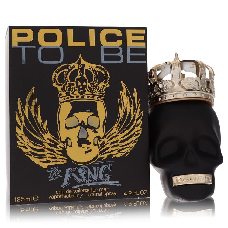 Police To Be The King by Police Colognes 4.2 Oz Eau De Toilette Spray for Men