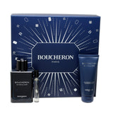 Singulier 3.3, Sg 3.3 by Boucheron 0.25 Oz Eau De Parfum Spray for Men 3 Pc Set