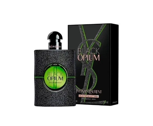 Opium Black by Yves Saint Lauren 2.5 Oz Eau De Parfum Illicit Green Spray for Women