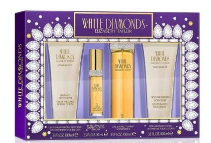 White Diamonds by Elizabeth Taylor 4 Pcs Gift Set for Women