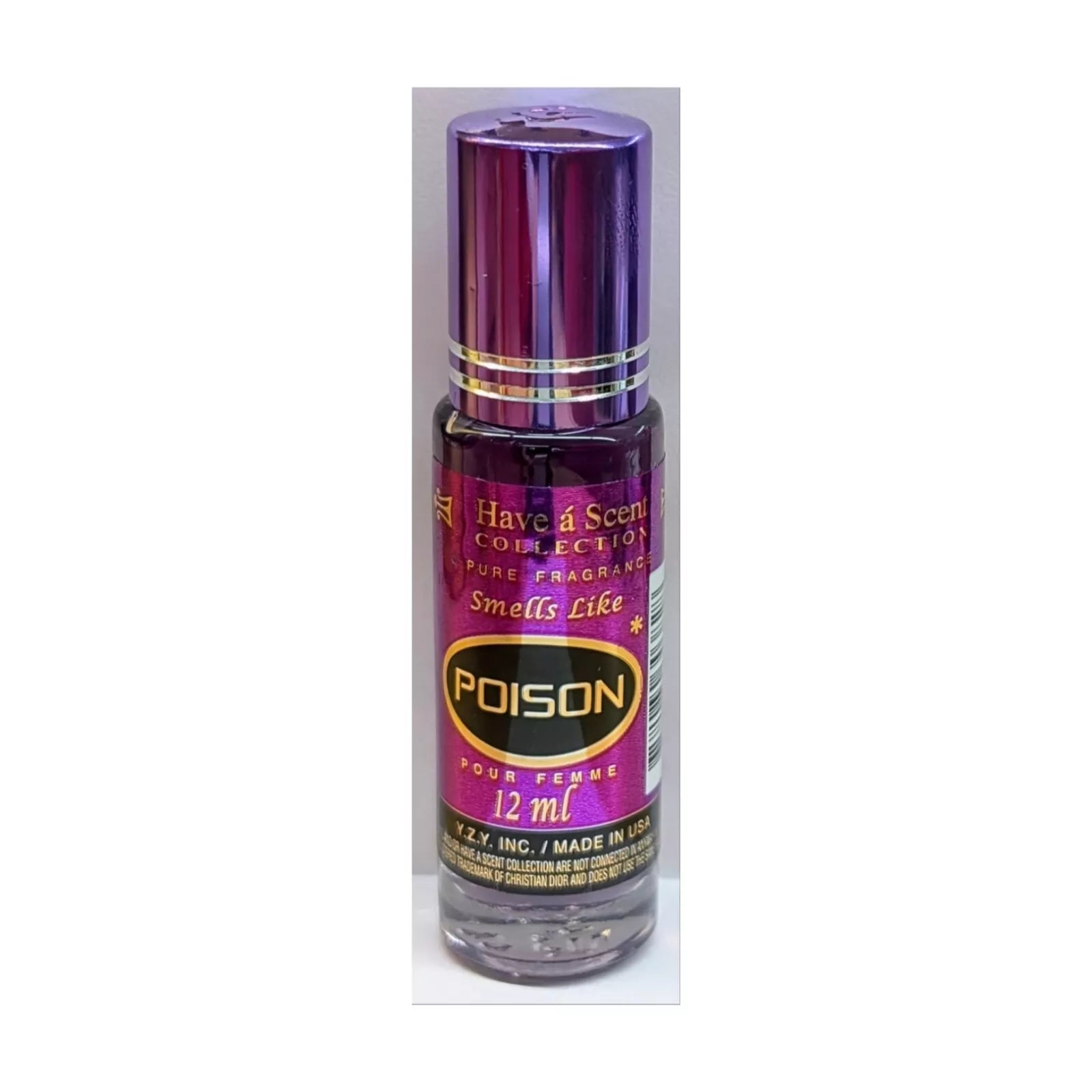 Heaven Scent Collection Oil Poison 12Ml Rollon Eau De Cologne By Heaven Scent For Women