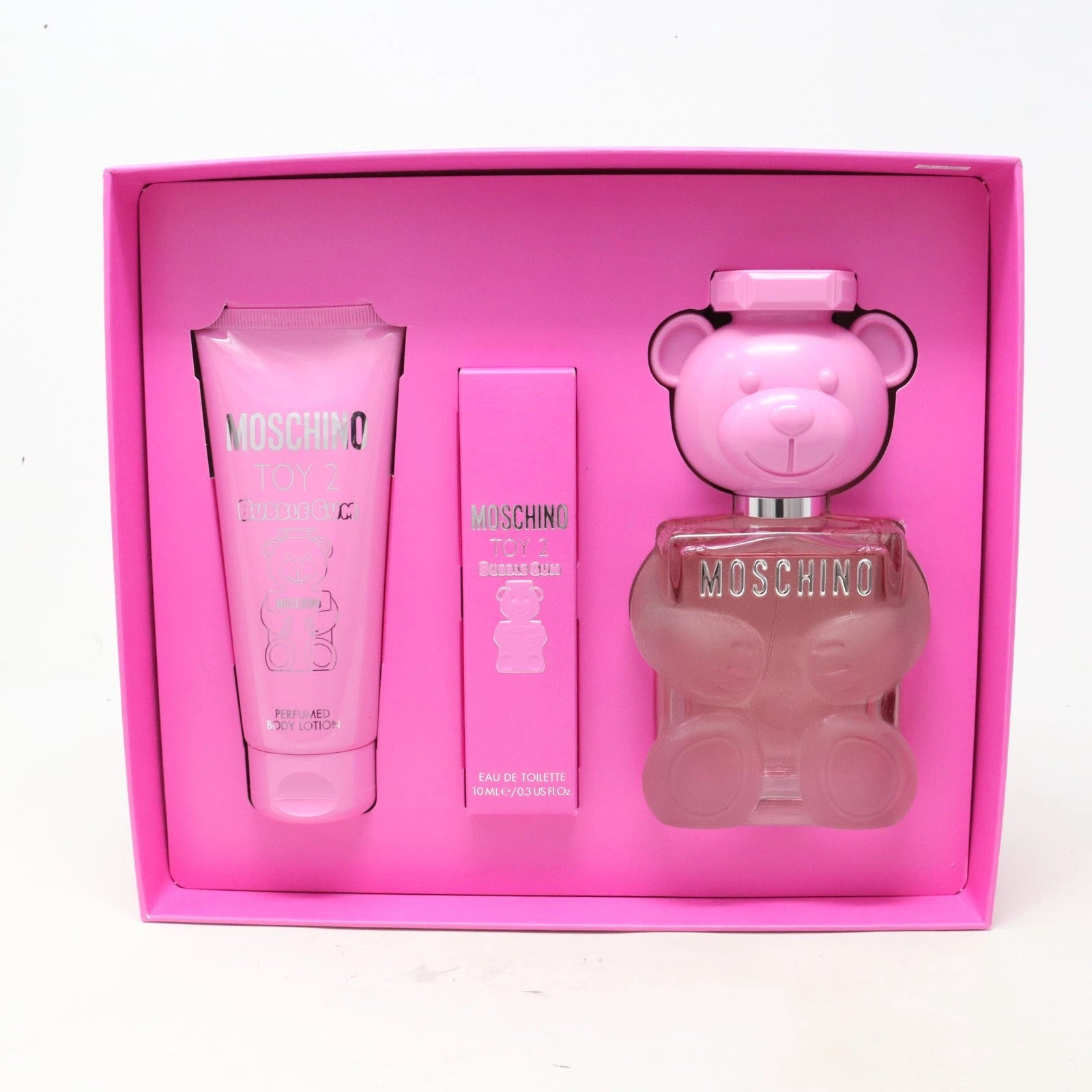 Moschino Toy 2 Bubble Gum by Moschino Gift Set 3 Pc for Women