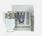 Invictus by Paco Rabanne Travel Set ( 3.4 Oz Sp & 20 Ml Spray) for Men