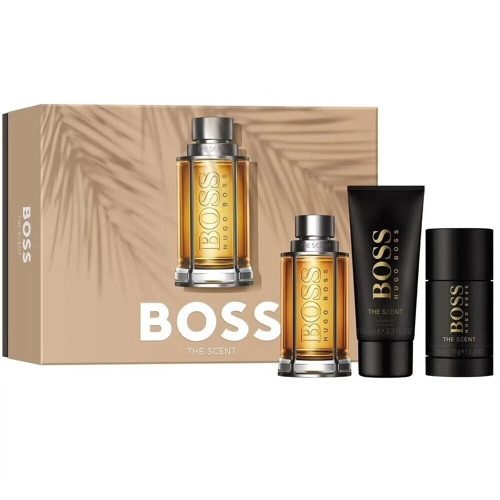 Boss The Scent by Hugo Boss 3 Pcs Gift Set for Men