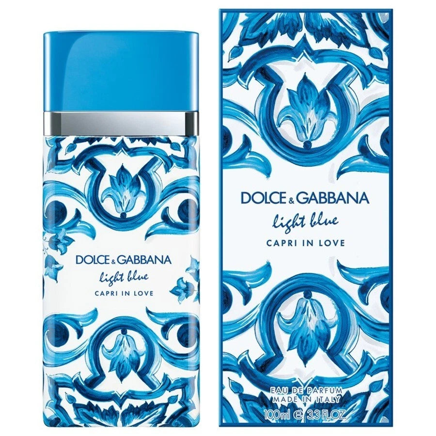 Light Blue Capri In Love Eau De Parfum Spray 3.4 Oz by Dolce & Gabbana for Women