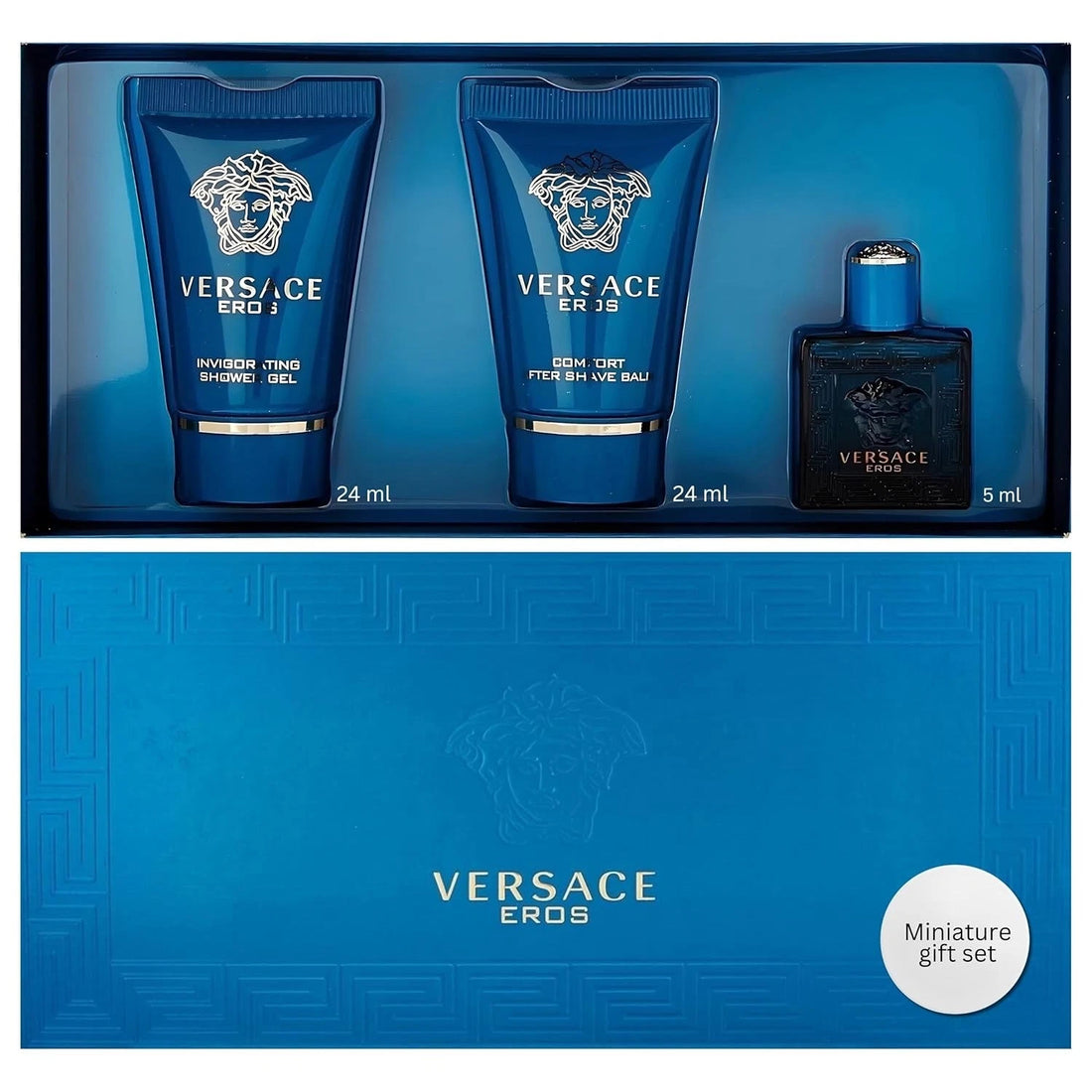Versace Eros by Versace 3 Pcs Mini Set for Men