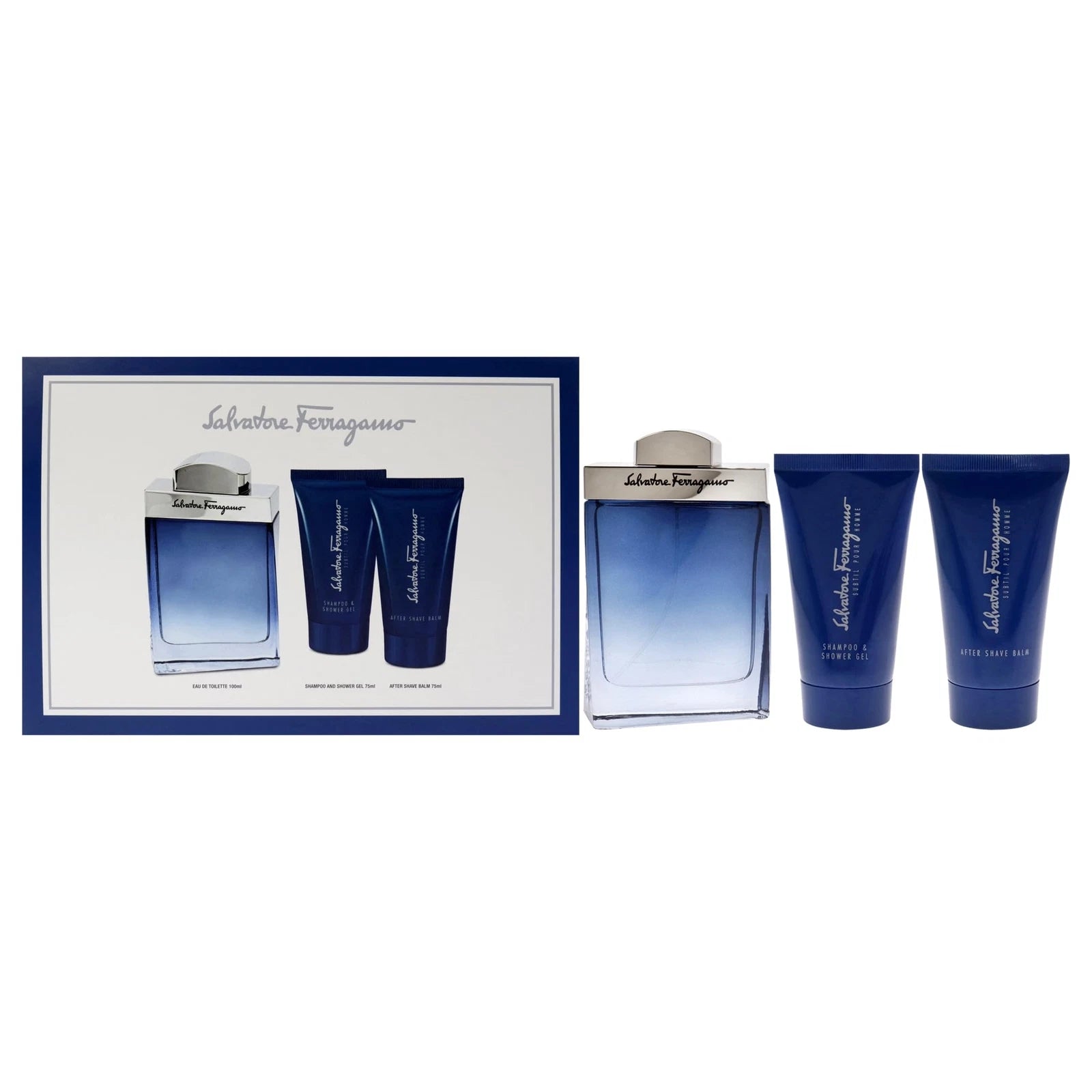 Set Salvatore Subtil by Salvatore Ferragamo 3 Pcs for Men