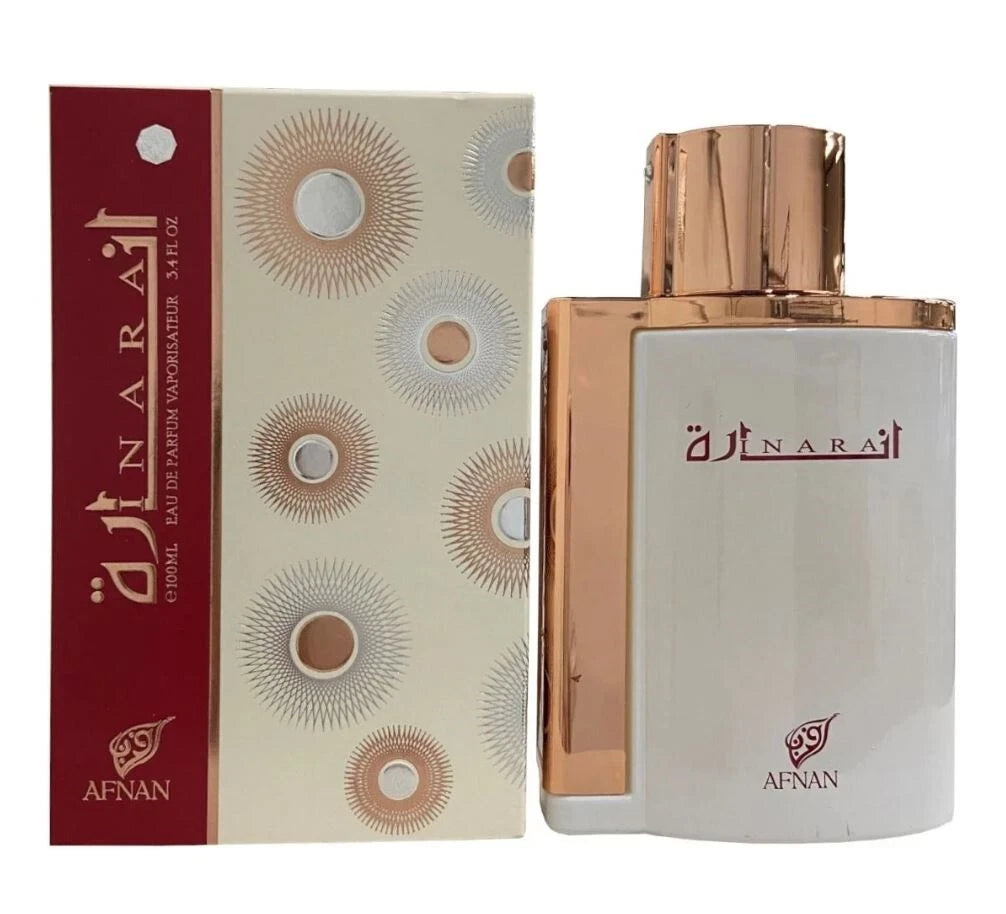 Inara White by Afnan 3.4 Oz Eau De Parfum Spray for Unisex
