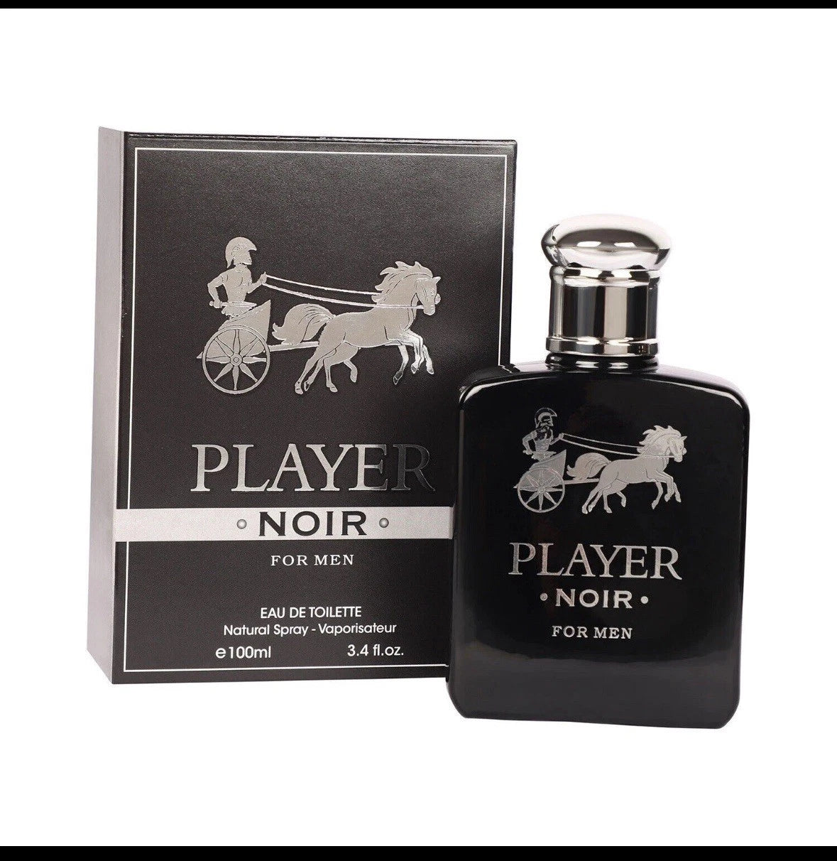 Player Noir by Fragrance Couture 3.4 Oz Eau De Parfum Spray for Men