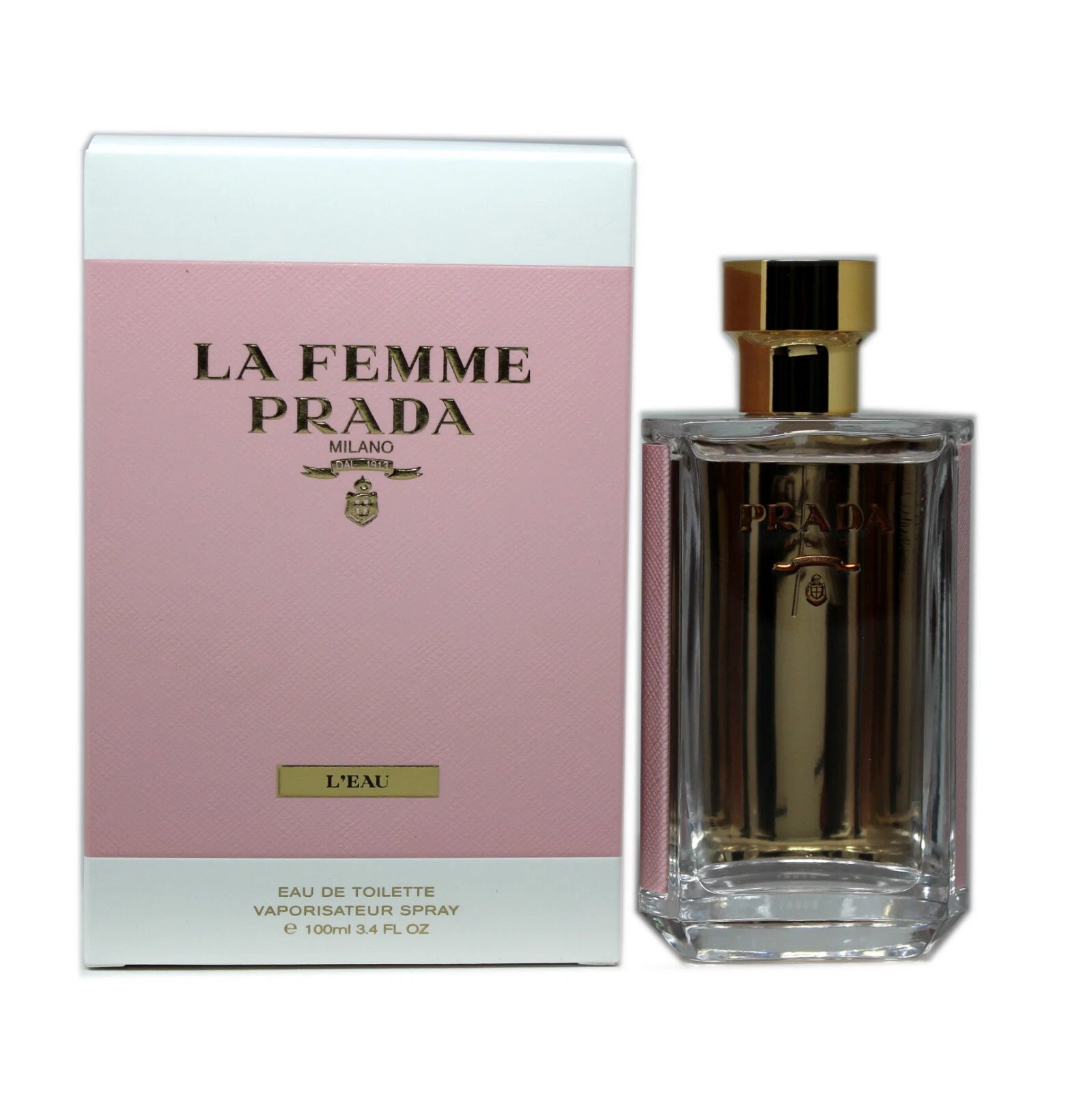 La Femme Prada Milano L'eau by Prada 3.3 Oz Eau De Toilette Spray for Women