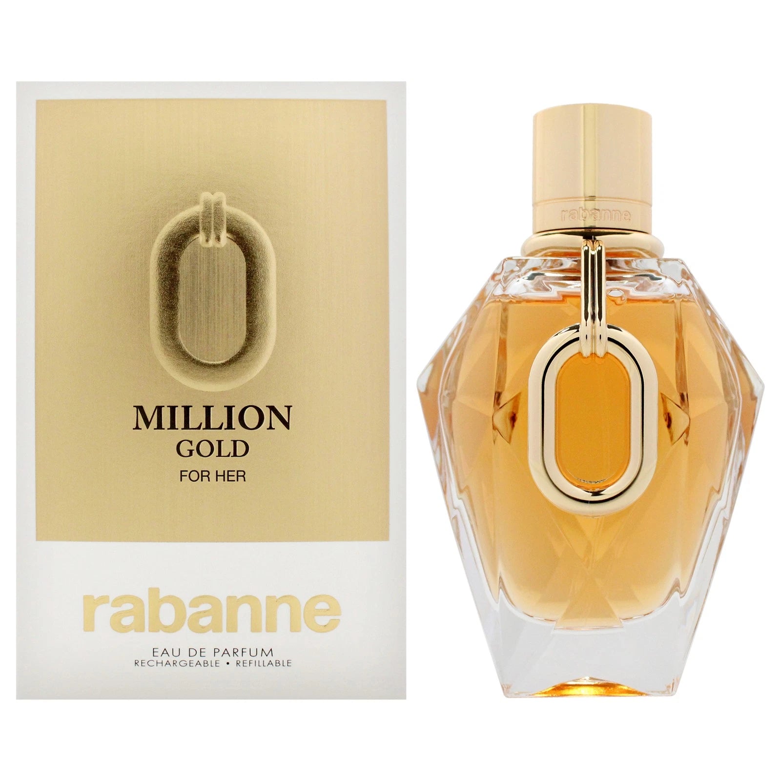 Million Gold by Paco Rabanne 3 Oz Eau De Parfum Spray for Women