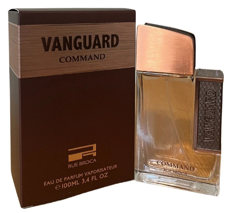 Vanguard Command by Rue Broca 3.4 Oz Eau De Toilette Spray for Men