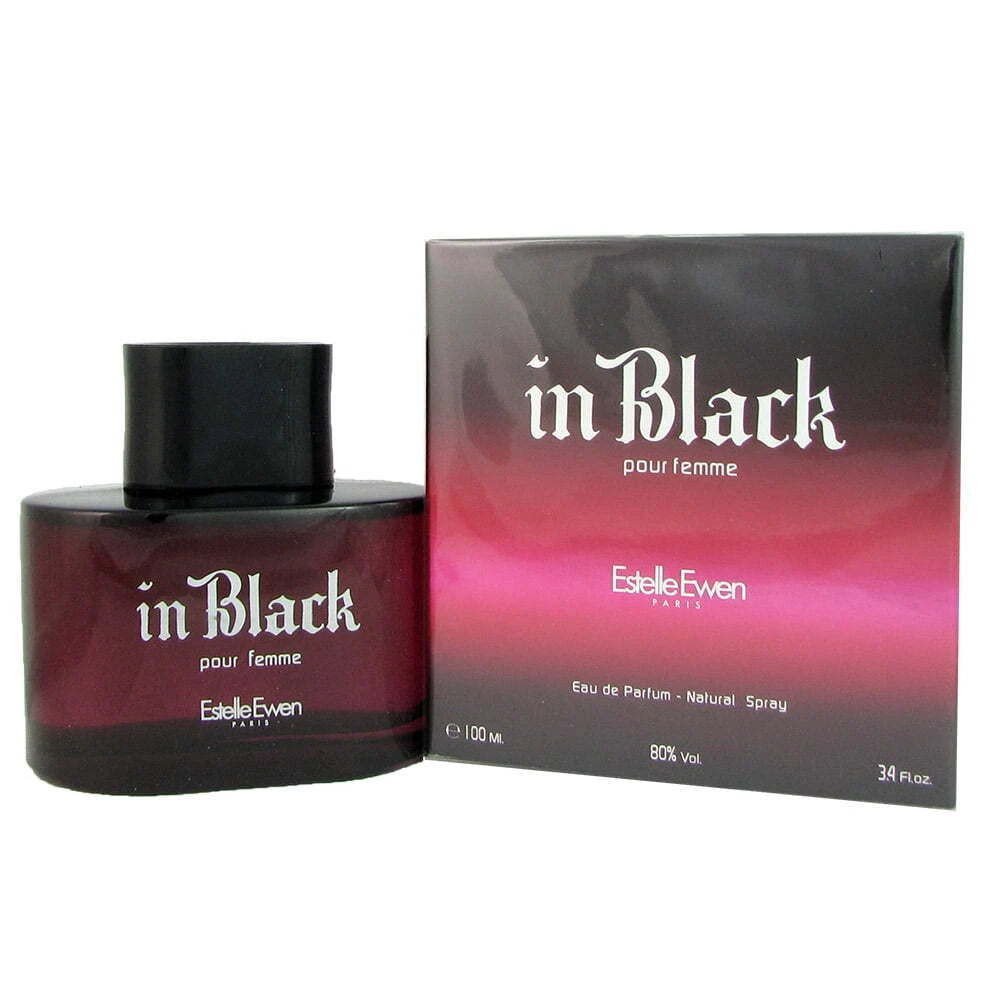 In Black Pour Femme by Estelle Ewen 3.4 Oz Eau De Parfum Spray for Women