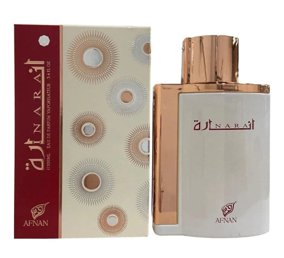 Inara White by Afnan 3.4 Oz Eau De Parfum Spray for Unisex