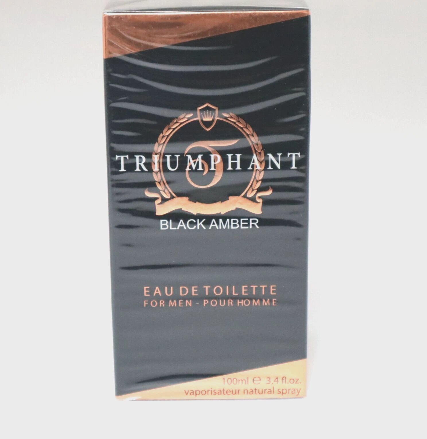 Trimphant Black Amber by Triumphant 3.4 Oz Eau De Toilette Spray for Men