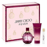 Jimmy Choo Fever by Jimmy Choow Gift Set 3 Pcs (3.3 Oz Eau De Parfum Sp &3.3 Bl & Mini) for Women