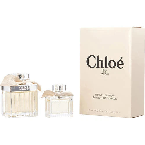 Chloe by Chloe Travel Set (2.5 Oz Eau De Parfum Spray & 0.67 Oz Mini) for Women
