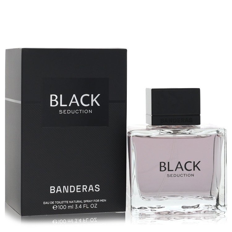 Seduction In Black by Antonio Banderas 3.4 Oz Eau De Toilette Spray for Men