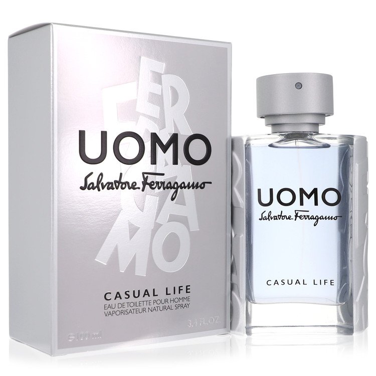 Salvatore Ferragamo Uomo Casual Life by Salvatore Ferragamo 3.4 Oz Eau De Toilette Spray for Men
