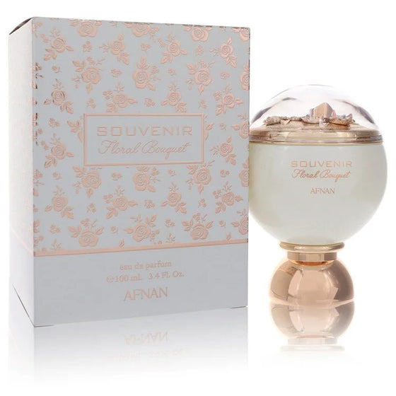 Souvenir Floral Bouquet by Afnan 3.4 Oz Eau De Parfum Spray for Women