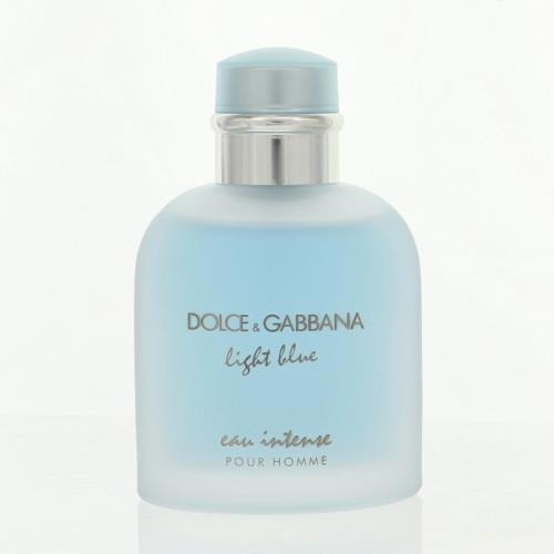 D & G Light Blue Eau Intense By Dolce & Gabbana Cologne 3.3 Oz Eau De Parfum Spray For Men - Tester