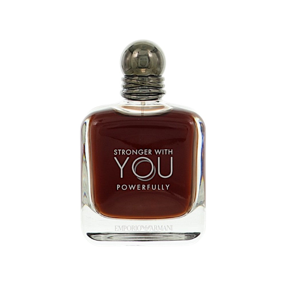 Stronger With You Powerfully by Emporio Armani 3.3 Oz Eau De Parfum Spray In Tester for Men