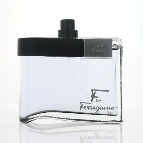 F By Ferragamo Pour Homme Black By Salvatore Ferragamo Cologne 3.3 Oz Eau De Toilette Spray For Men - Tester