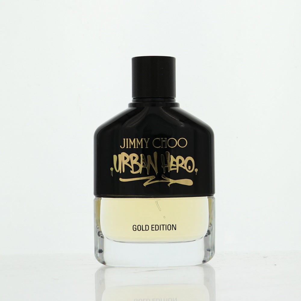 Jimmy Choo Urban Hero Gold Edition By Jimmy Choo Cologne 3.3 Oz Eau De Parfum Spray For Men - Tester