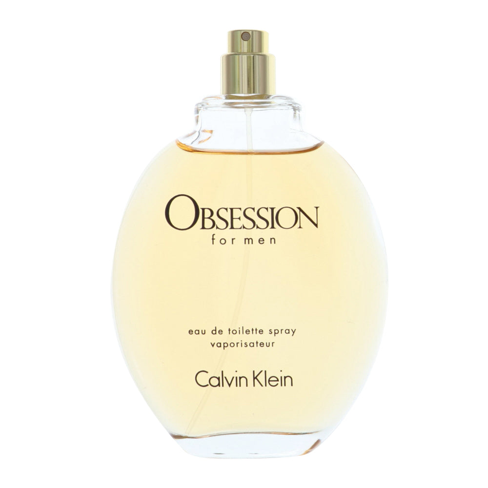 Obsession by Calvin Klein 4.2 Oz Eau De Toilette Tester for Men