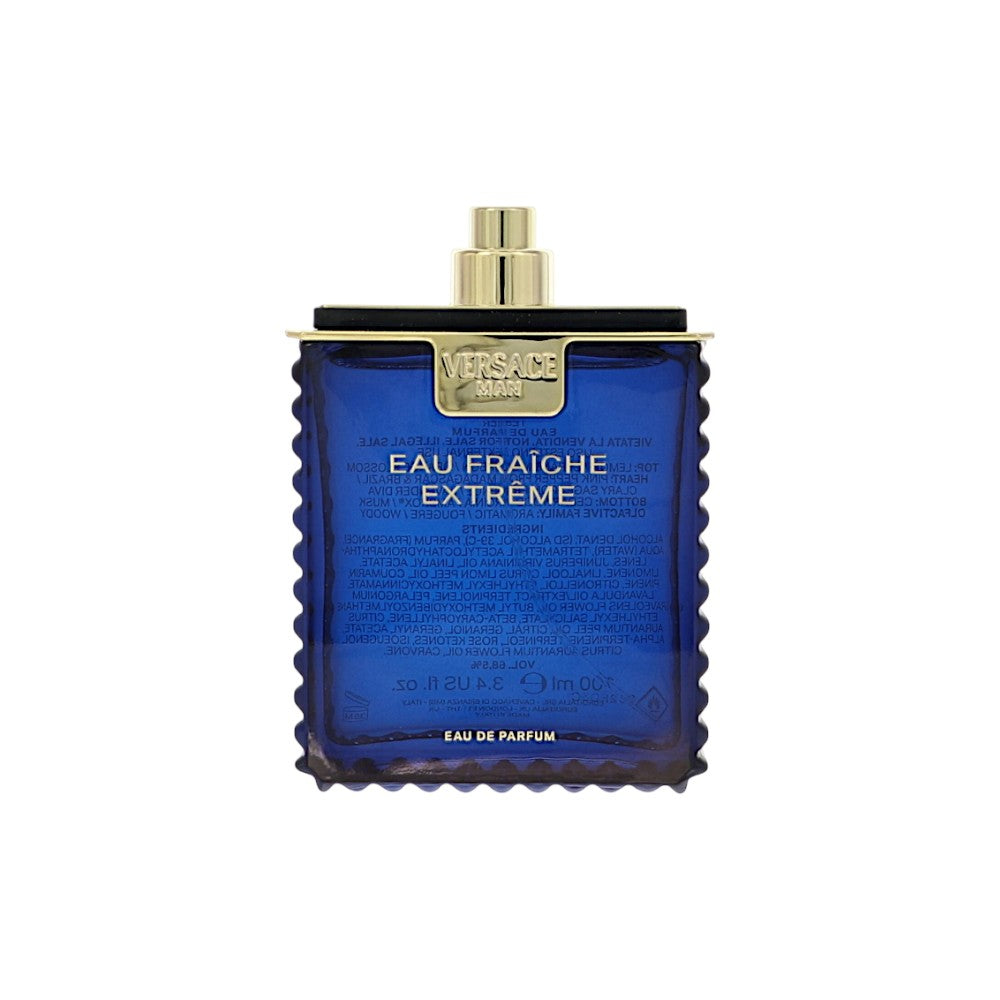 Eau Fraiche Extreme Men by Versace 3.4 Oz Eau De Parfum Spray for Men Tester