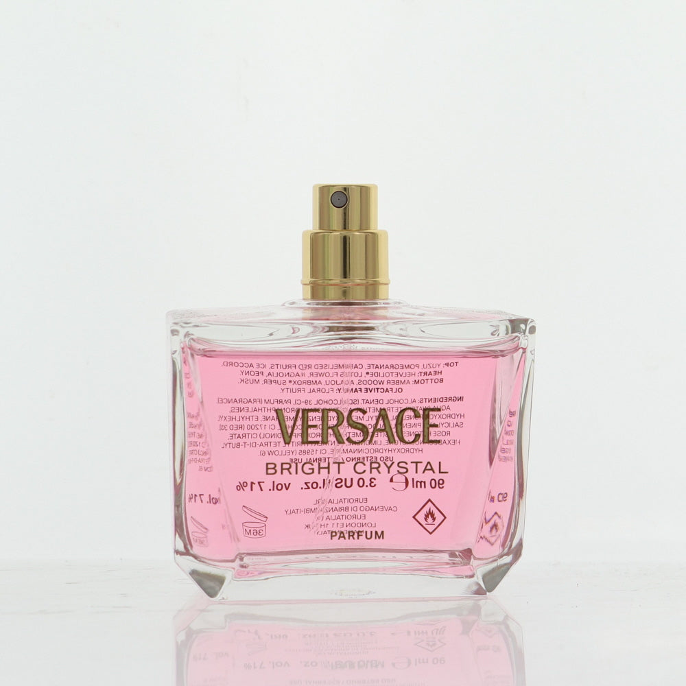 Versace Bright Crystal By Versace Perfume 3.0 Oz Parfum Spray For Women - Tester