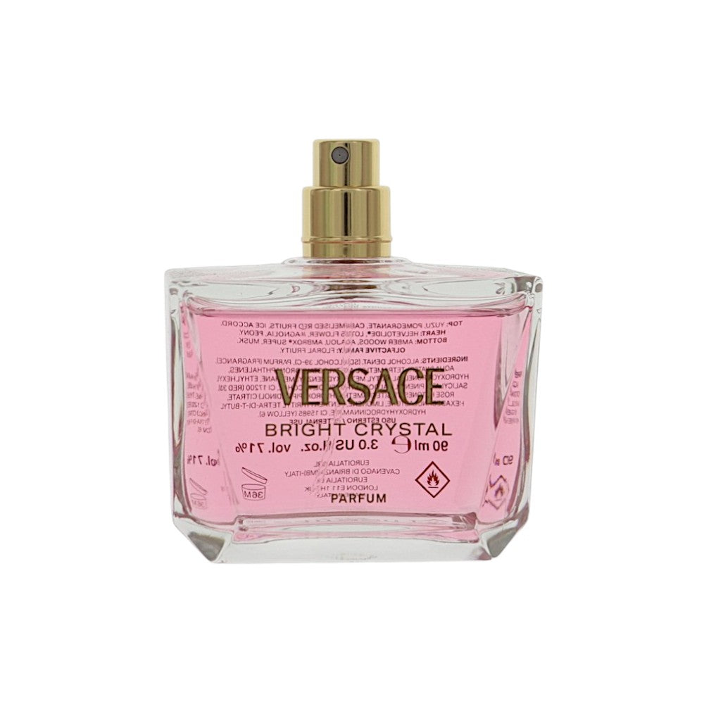 Bright Crystal With Cap by Versace 3.0 Oz Parfum Spray for Women Tester