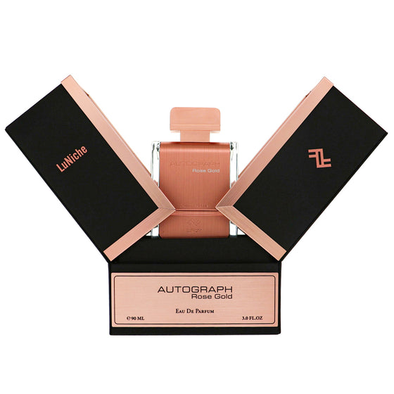 Autograph Rose Gold by Luniche 3.0 Oz Eau De Parfum Spray In Box for Unisex