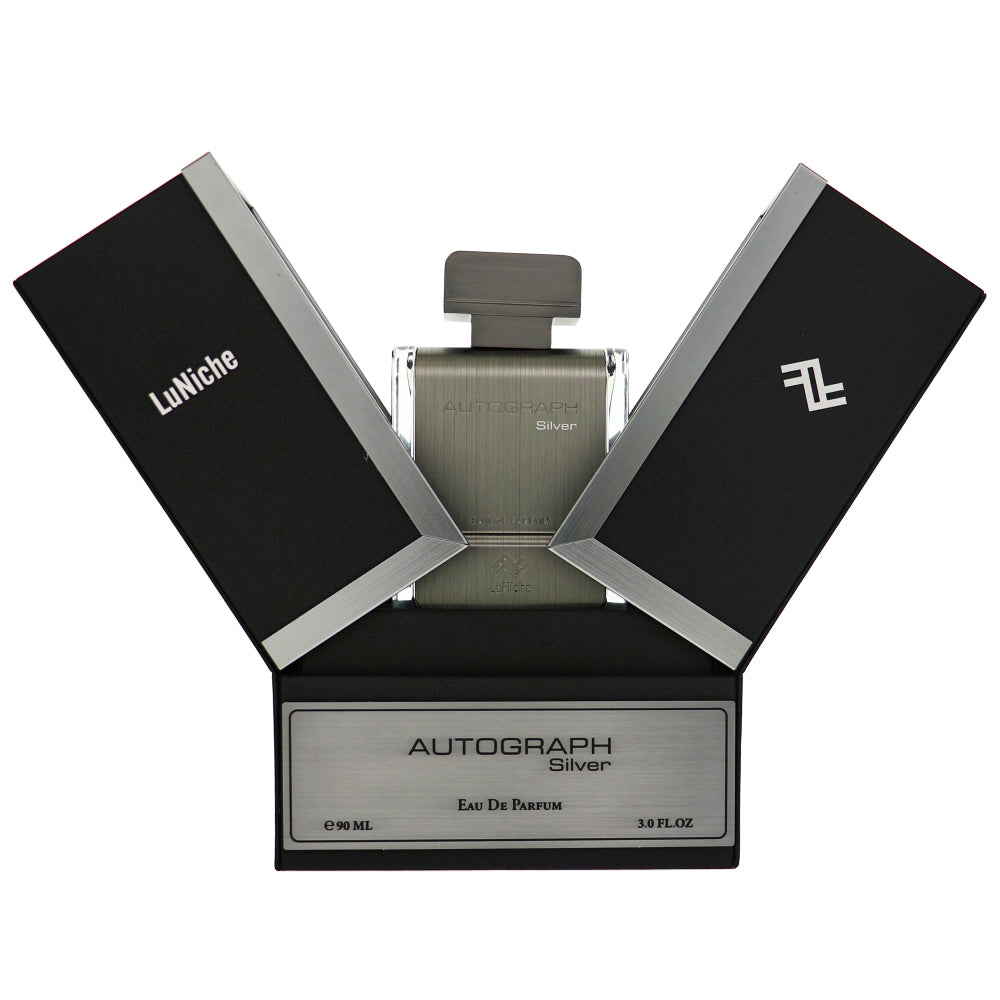 Autograph Silver by Luniche 3.0 Oz Eau De Parfum Spray In Box for Unisex
