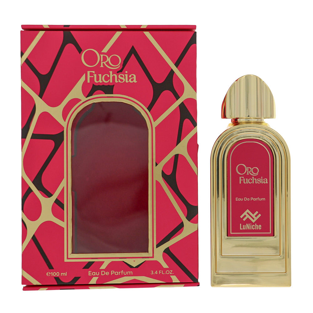 Oro Fuchsia by Luniche 3.4 Oz Eau De Parfum Spray In Box for Unisex